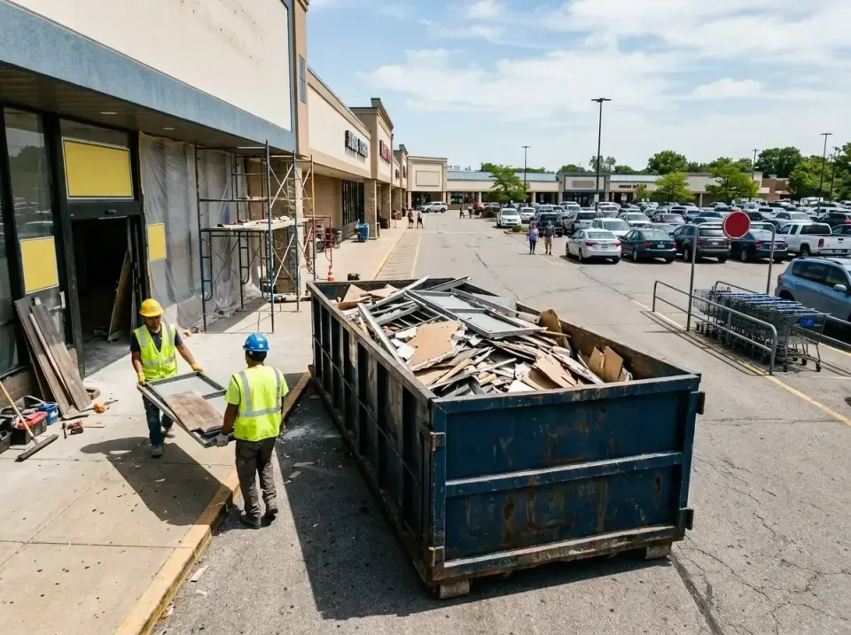 retail-store-renovation-debris-003 — frequently asked questions, Roll-off Dumpster Rentals in Glencoe, AL